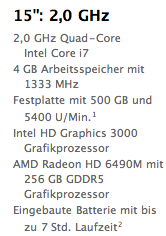 Apple MacBook Pro 15